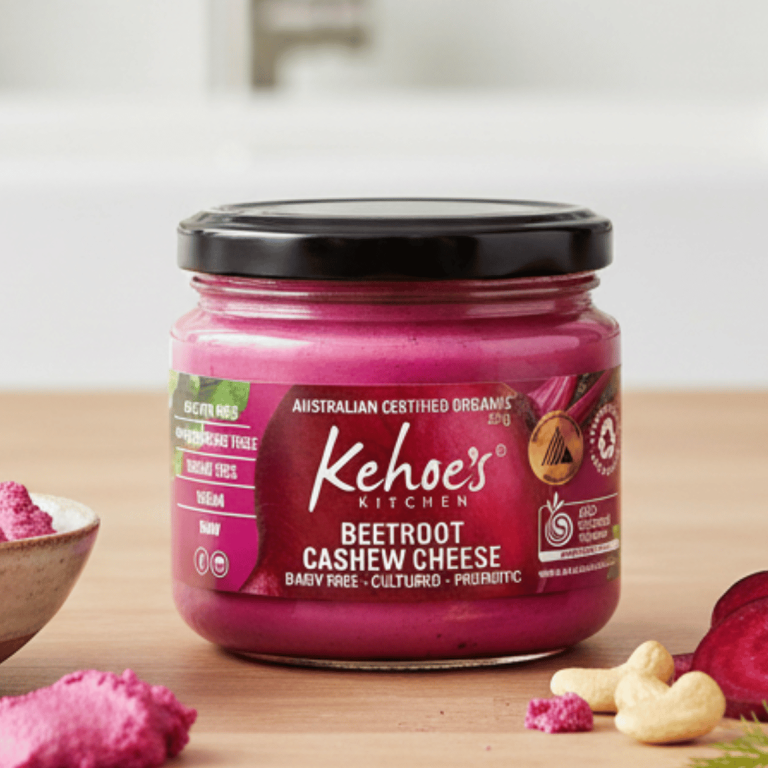 Kehoe’s Cashew Beetroot Cheese 250g - Buy Online Sydney | Frozberries