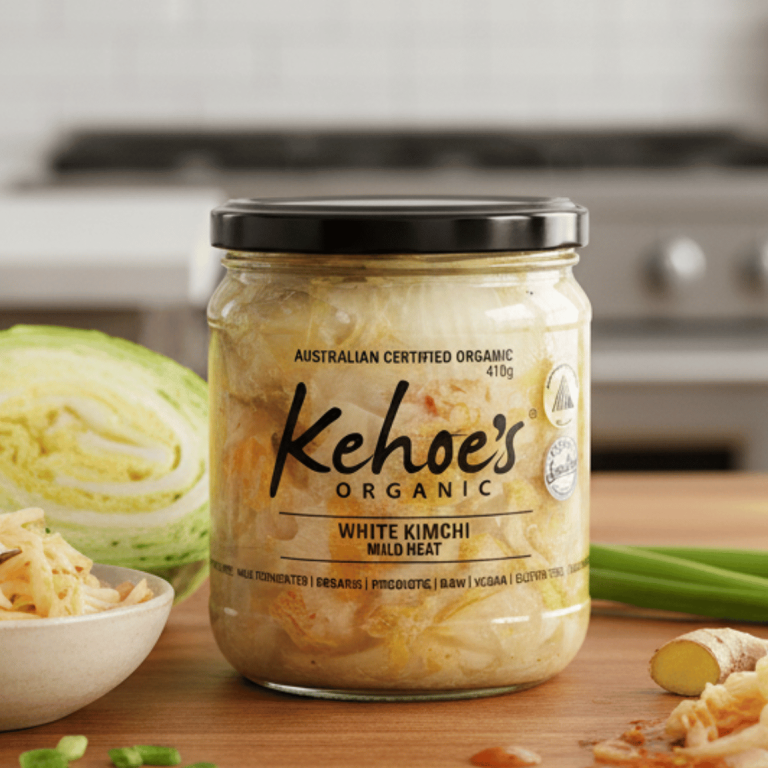 Kehoe’s Organic White Kimchi 410g - Buy Online Sydney | Frozberries