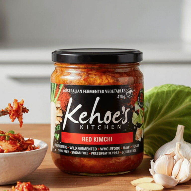 Kehoe's Organic Red Kimchi 410g - Buy Online Sydney | Frozberries