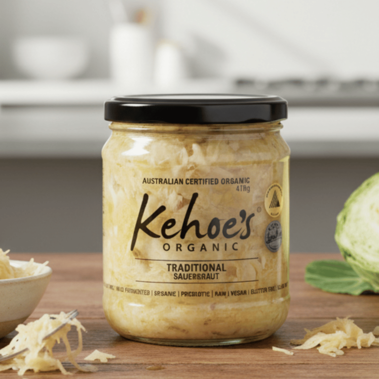 Kehoe's Organic Traditional Sauerkraut 410g - Buy Online Sydney | Frozberries