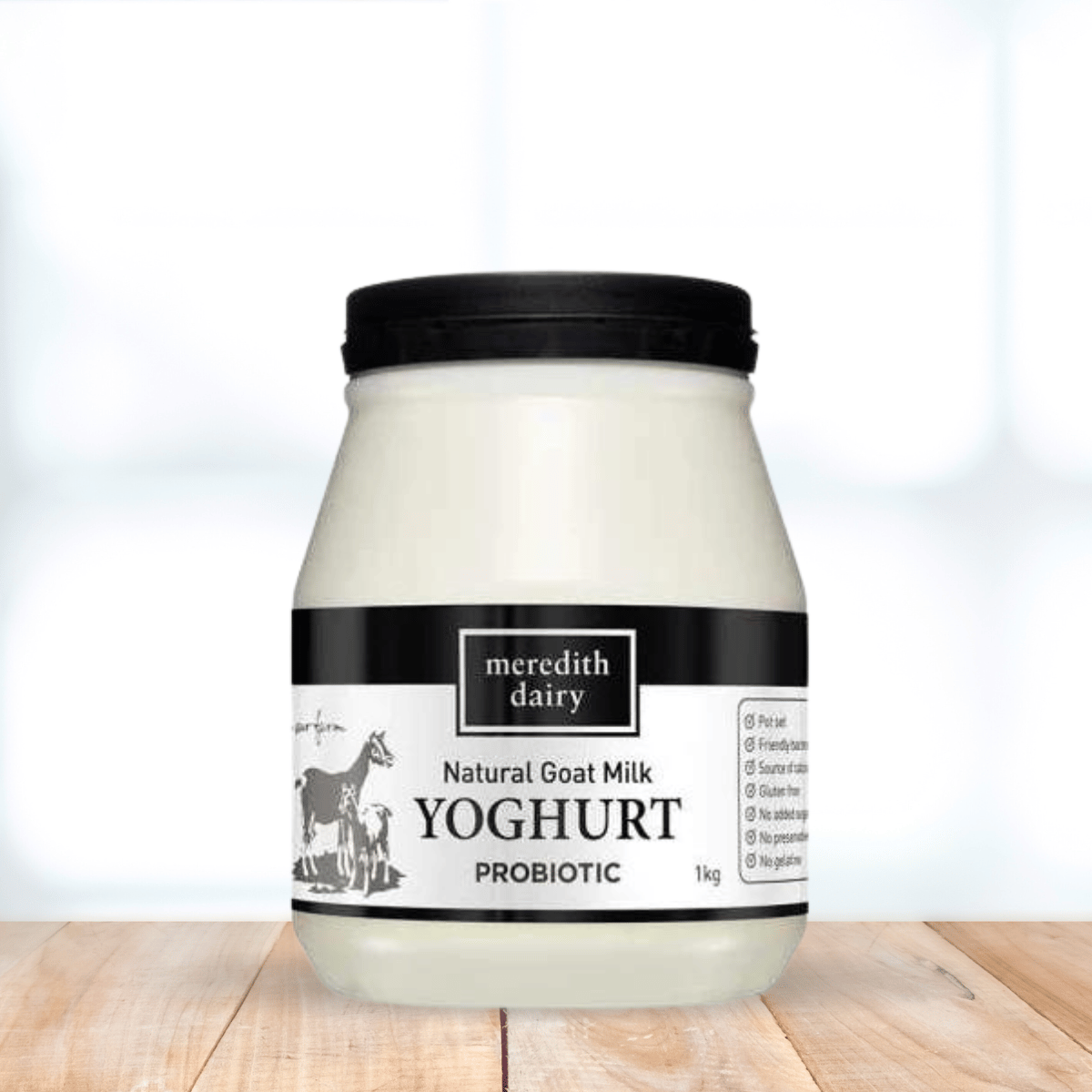 Meredith Goat Yogurt Probiotic 1kg - Buy Online Sydney | Frozberries