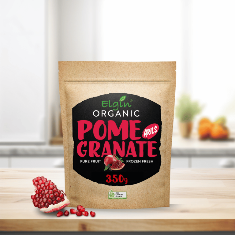 Elgin Organic Pomegranate Arils 350g - Buy Online Sydney | Frozberries