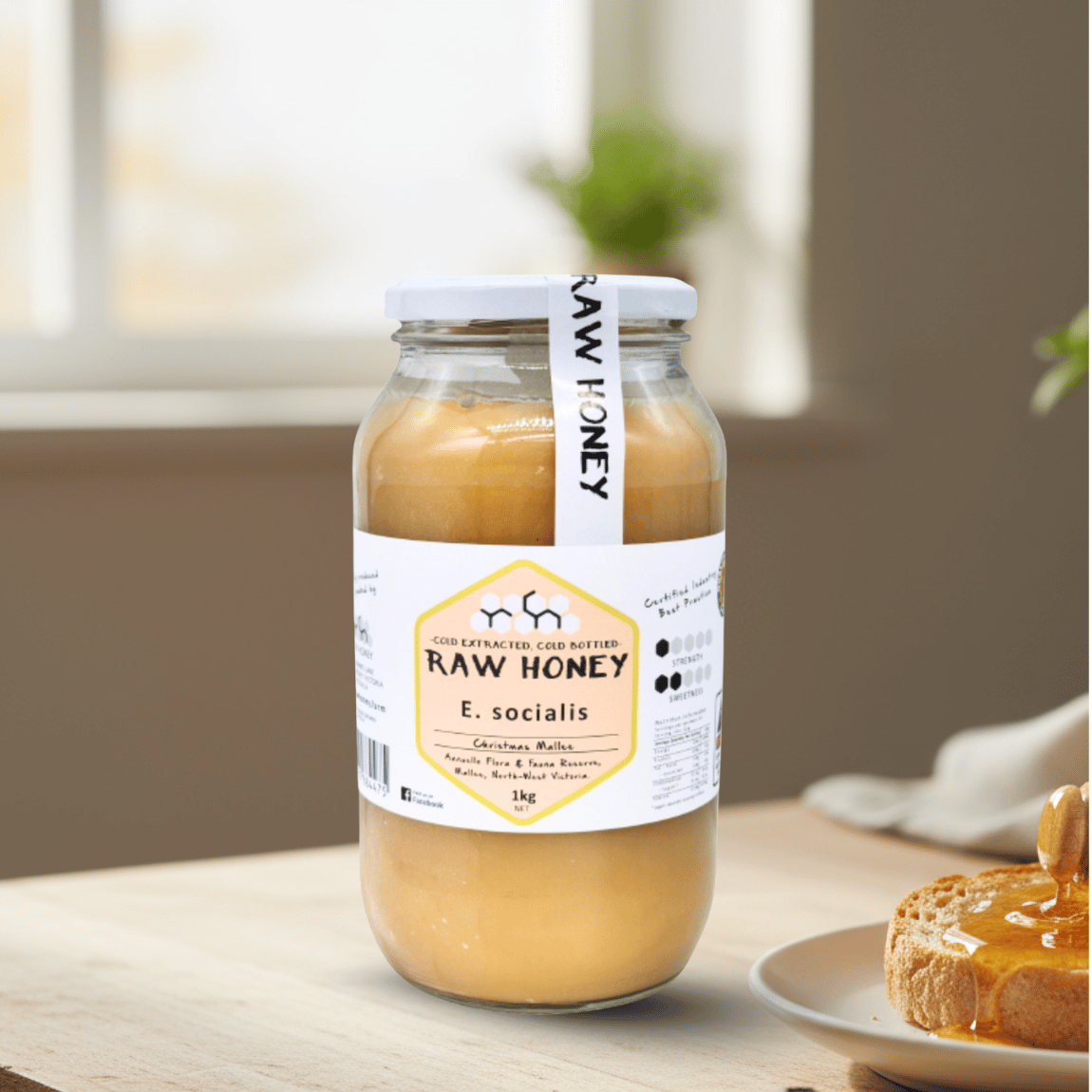 Raw Honey E. Socialis 1 Kg - Buy Online Sydney | Frozberries