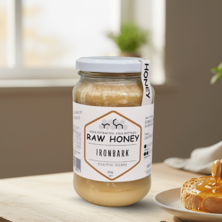 Raw Honey Ironbark 1kg - Buy Online Sydney | Frozberries