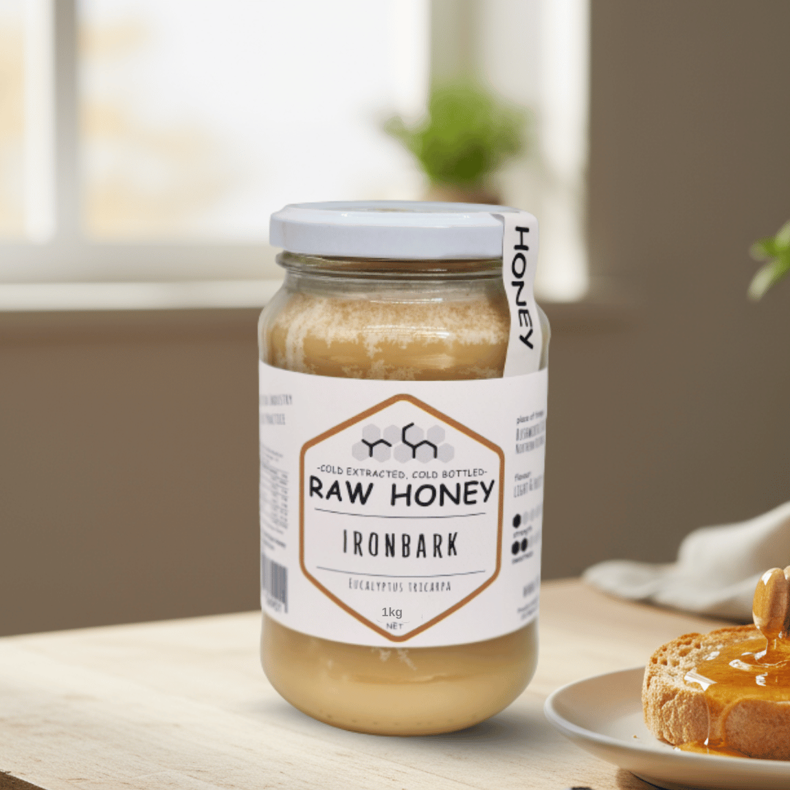Raw Honey Ironbark 1kg - Buy Online Sydney | Frozberries