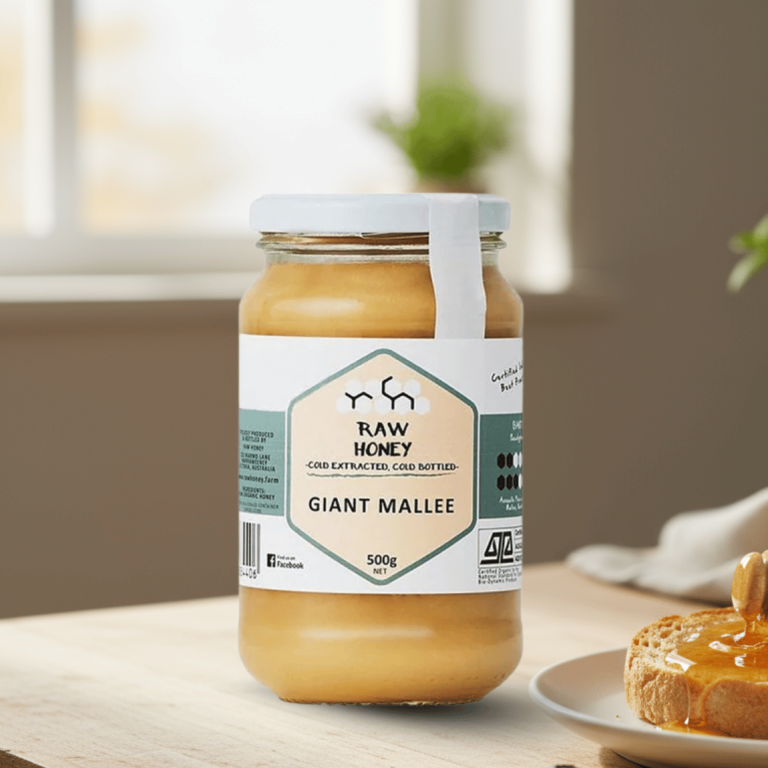 Raw Honey White and Giant Mallee 500g - Buy Online Sydney | Frozberries