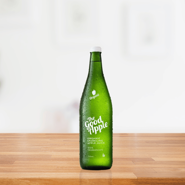 The Good Apple Organic Sparkling Apple Juice 750ml - Buy Online Sydney | Frozberries