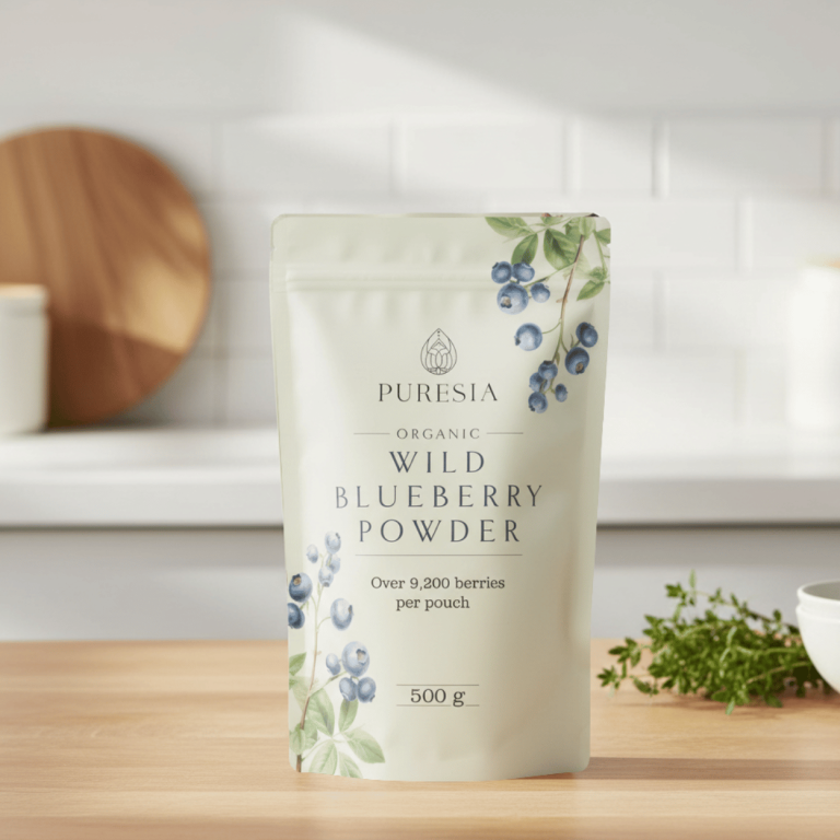 Puresia Organic Wild Blueberry Powder 500g - Buy Online Sydney | Frozberries