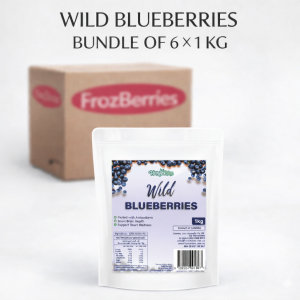 Harvestime Wild Blueberries Bundle 6 x 1kg @ $19/kg - Buy Blueberries Online Sydney NSW | Frozberries