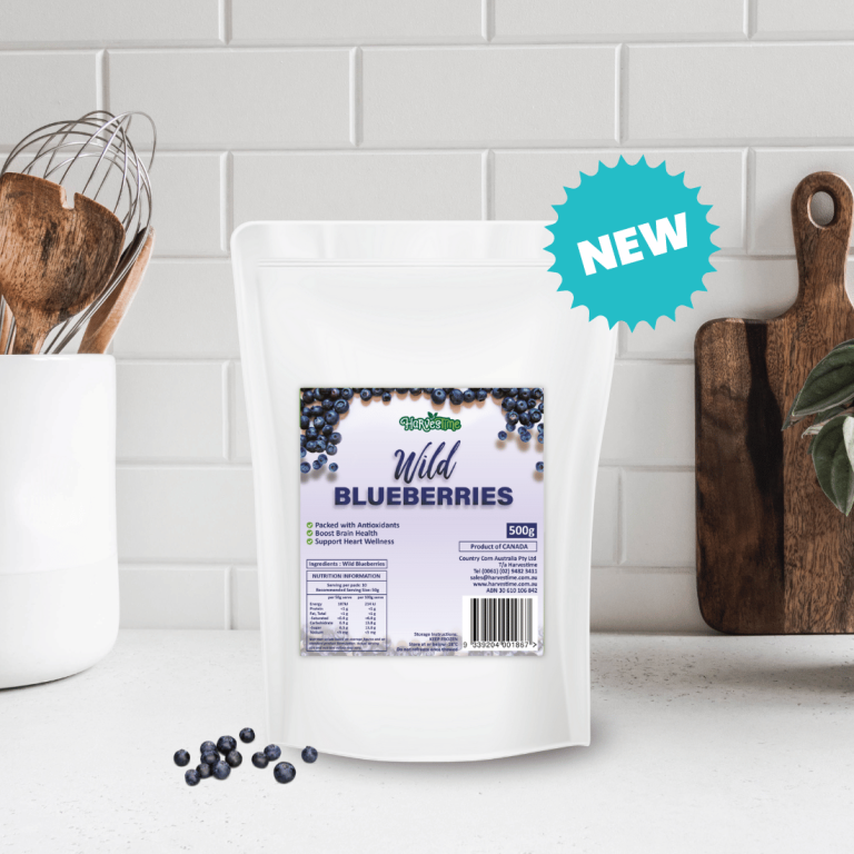 Harvestime Wild Blueberries 500g - Buy Online Sydney | Frozberries