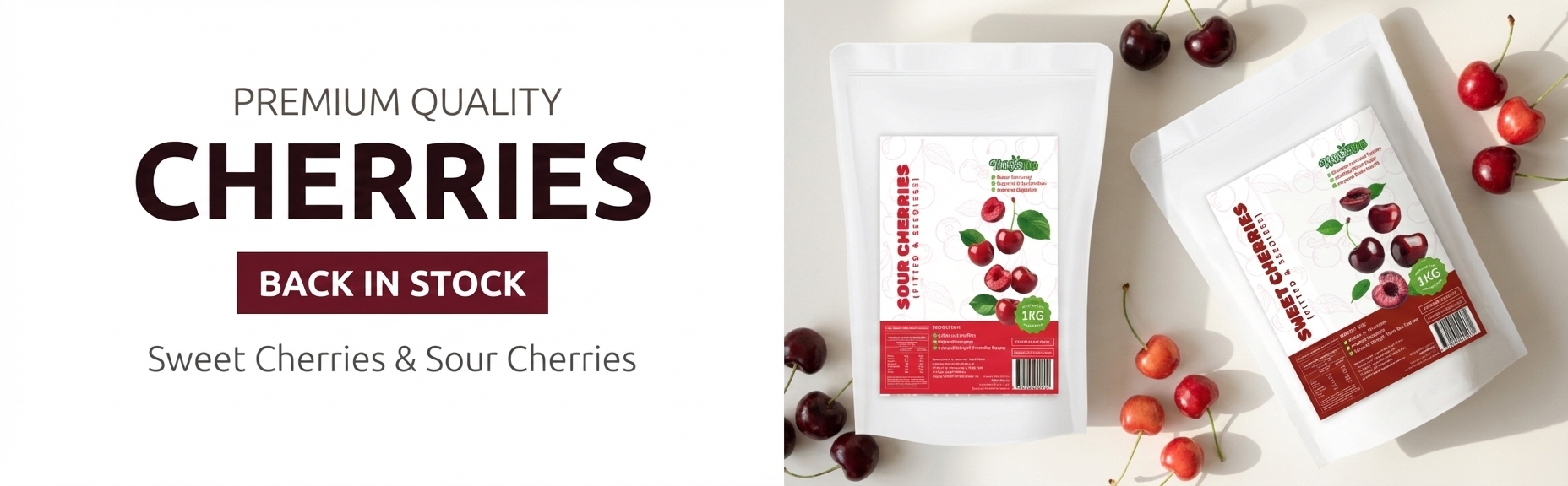 Cherries Stock