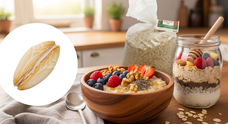 Top 7 Breakfast Recipes Using Biodynamic Rolled Oats: From Porridge to Overnight Jars