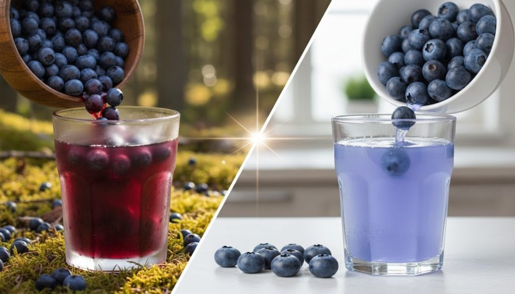Wild Blueberry Juice vs. Regular Blueberry Juice: The Definitive Comparison