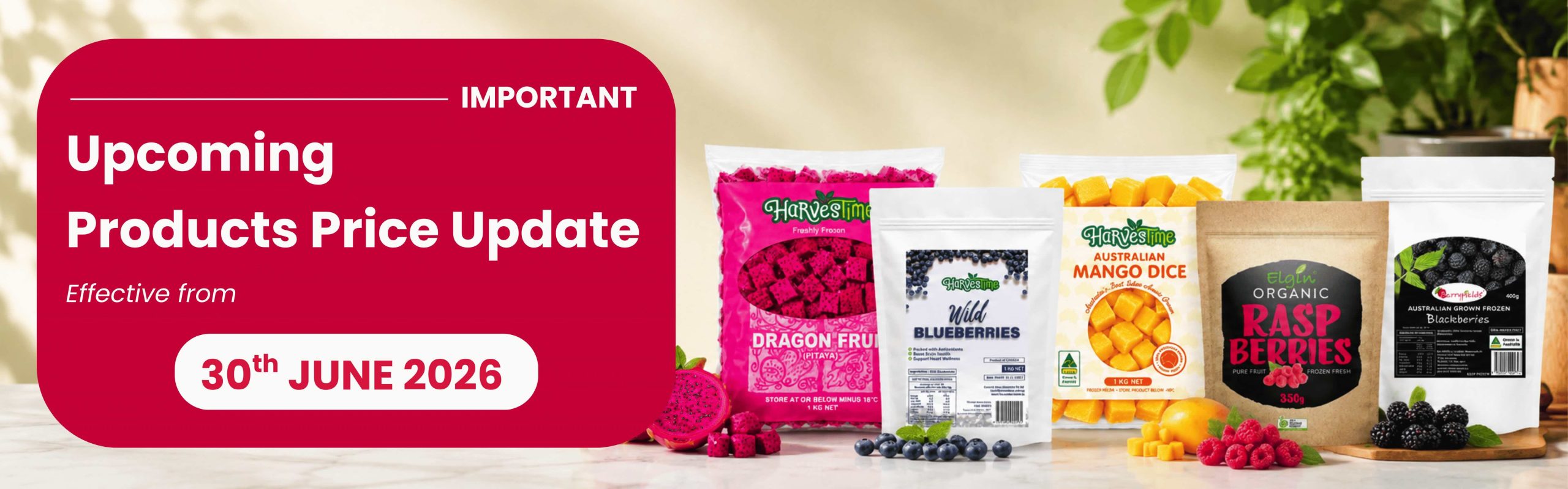 New Pricing – Effective 30 June 2026